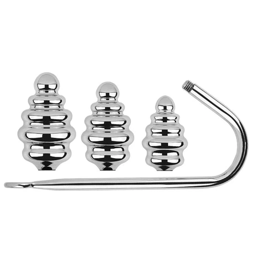 Set Hook Screw-in GreatBenefit Anal 8826 Ribbed 0302